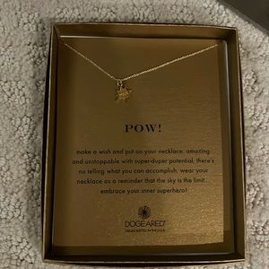 Dogeared POW necklace nwt